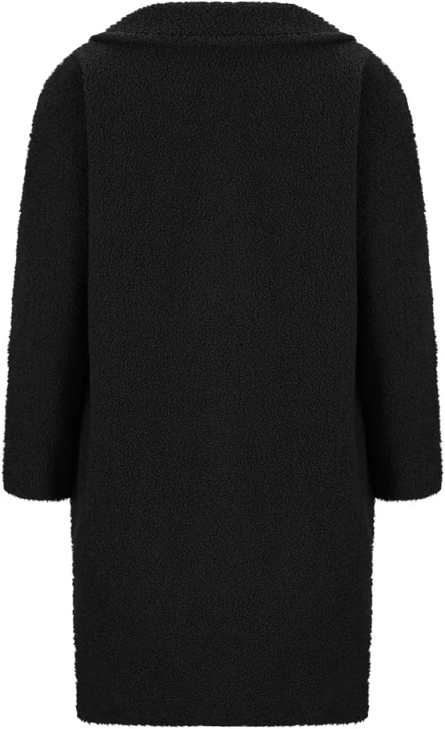 Women's Winter Sherpa Fuzzy Fleece Coats Trendy Oversized Faux Fur Long Jackets Warm Outerwear with Pockets 2024