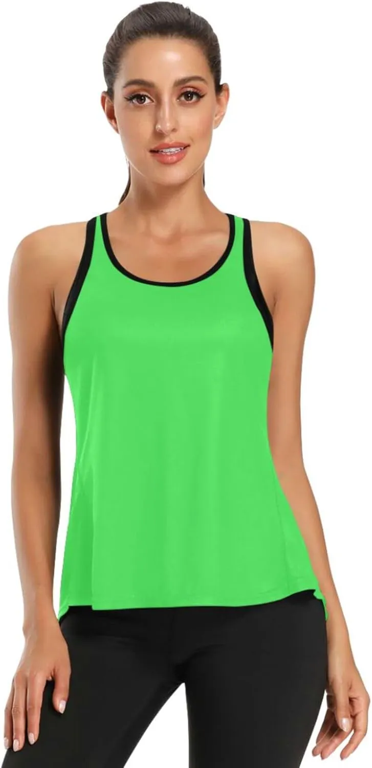 Women's Workout Tank Top Sleeveless Sport Gym Top Athletic Yoga Tank Top