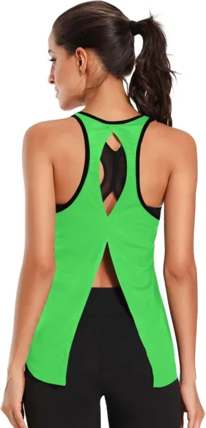 Women's Workout Tank Top Sleeveless Sport Gym Top Athletic Yoga Tank Top
