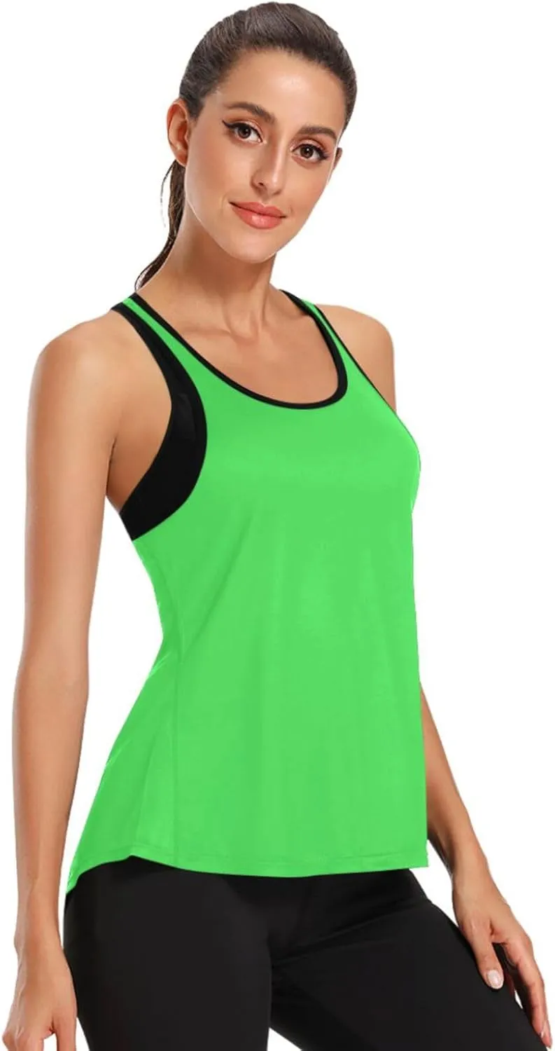 Women's Workout Tank Top Sleeveless Sport Gym Top Athletic Yoga Tank Top