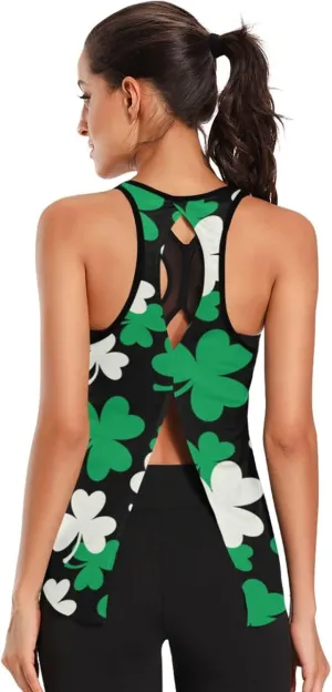 Women's Workout Tank Top St Sleeveless Sport Gym Top Athletic Yoga Tank Top