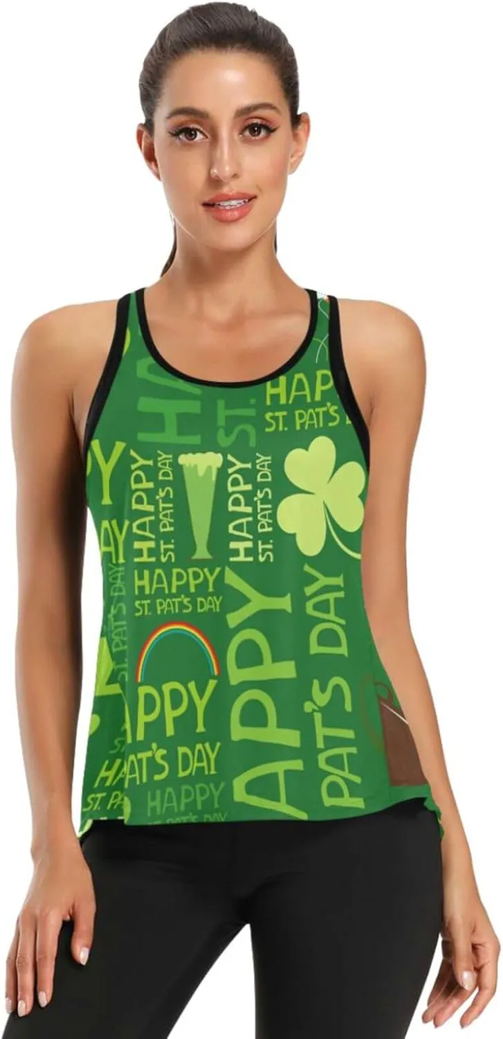 Women's Workout Tank Top St Sleeveless Sport Gym Top Athletic Yoga Tank Top