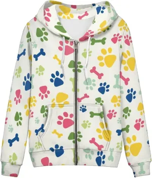 Women's Zip Up Y2K Hoodies Casual Long Sleeve Hooded Sweatshirt Fall & Winter Track Jackets with Pockets