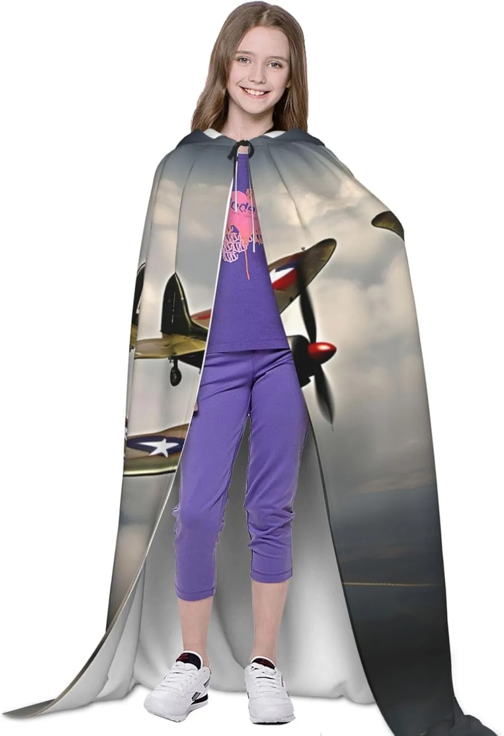 World War Hooded Cloak Coat Winter Warm Long Cloak Cosplay Costumes Outerwear Carnivals Hoodies Capes