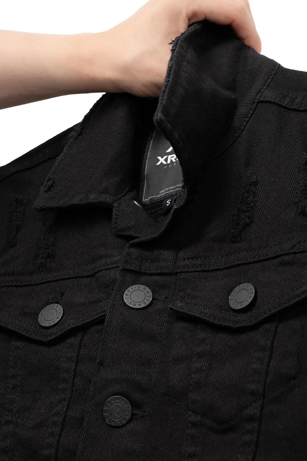 X RAY Boys Denim Jacket (Sizes 8-18), 100% Cotton & Cotton Flex Washed Fall Outerwear Trucker Casual Jean Jacket for Boys