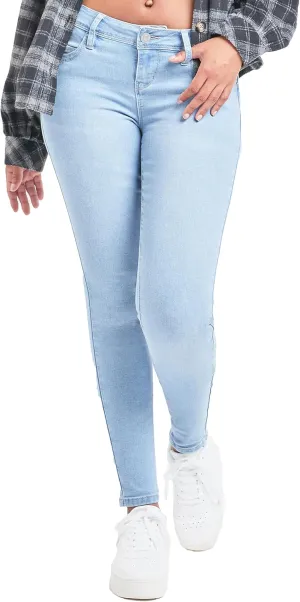 YMI Women's Sustainable Wannabettabutt Skinny Jeans