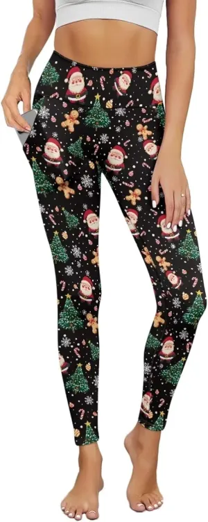 Yoga Pants with Pockets for Women High Waist Pants Plus Size Long Athletic Leggings Soft Tummy Control Yoga Pant