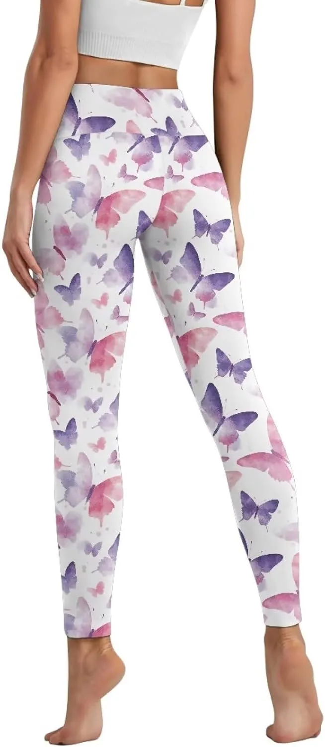 Yoga Pants with Pockets for Women High Waist Pants Plus Size Long Athletic Leggings Soft Tummy Control Yoga Pant