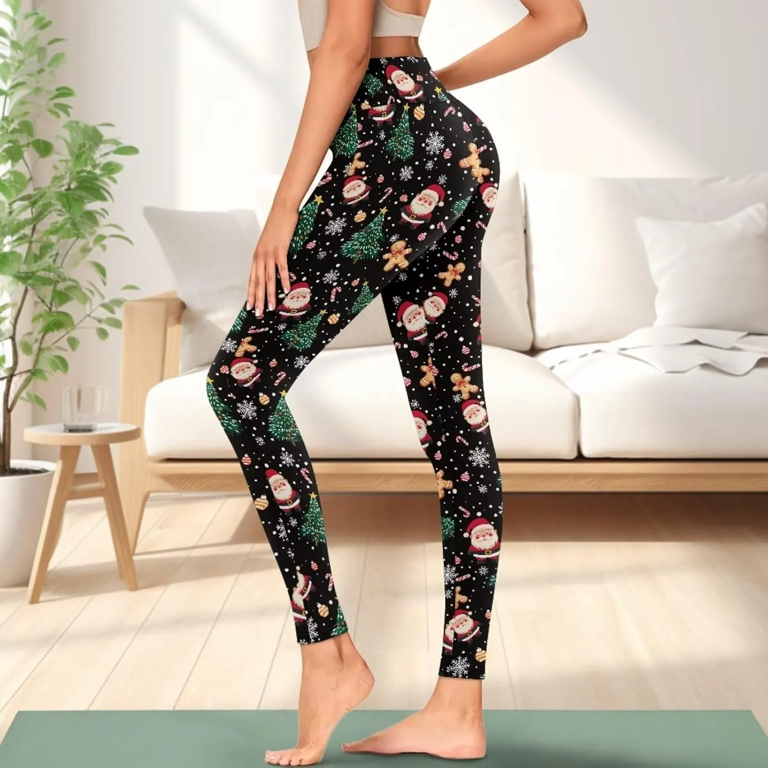 Yoga Pants with Pockets for Women High Waist Pants Plus Size Long Athletic Leggings Soft Tummy Control Yoga Pant