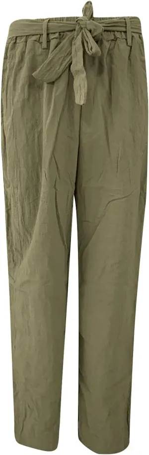 YRAETENM Womens Linen Pants Drawstring Hjgh Elastic Waist Casual Wide Leg Trousers Soft Loose Wide Leg Pants with Pockets