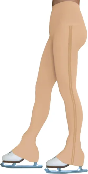 YYA Figure Skating Pants High Waist Non-Stick Waterproof Stretch Soft Practice Leggings for Girls Kids, 5-13 Years