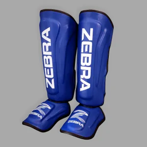 Zebra Pro Shin Guards - Blue