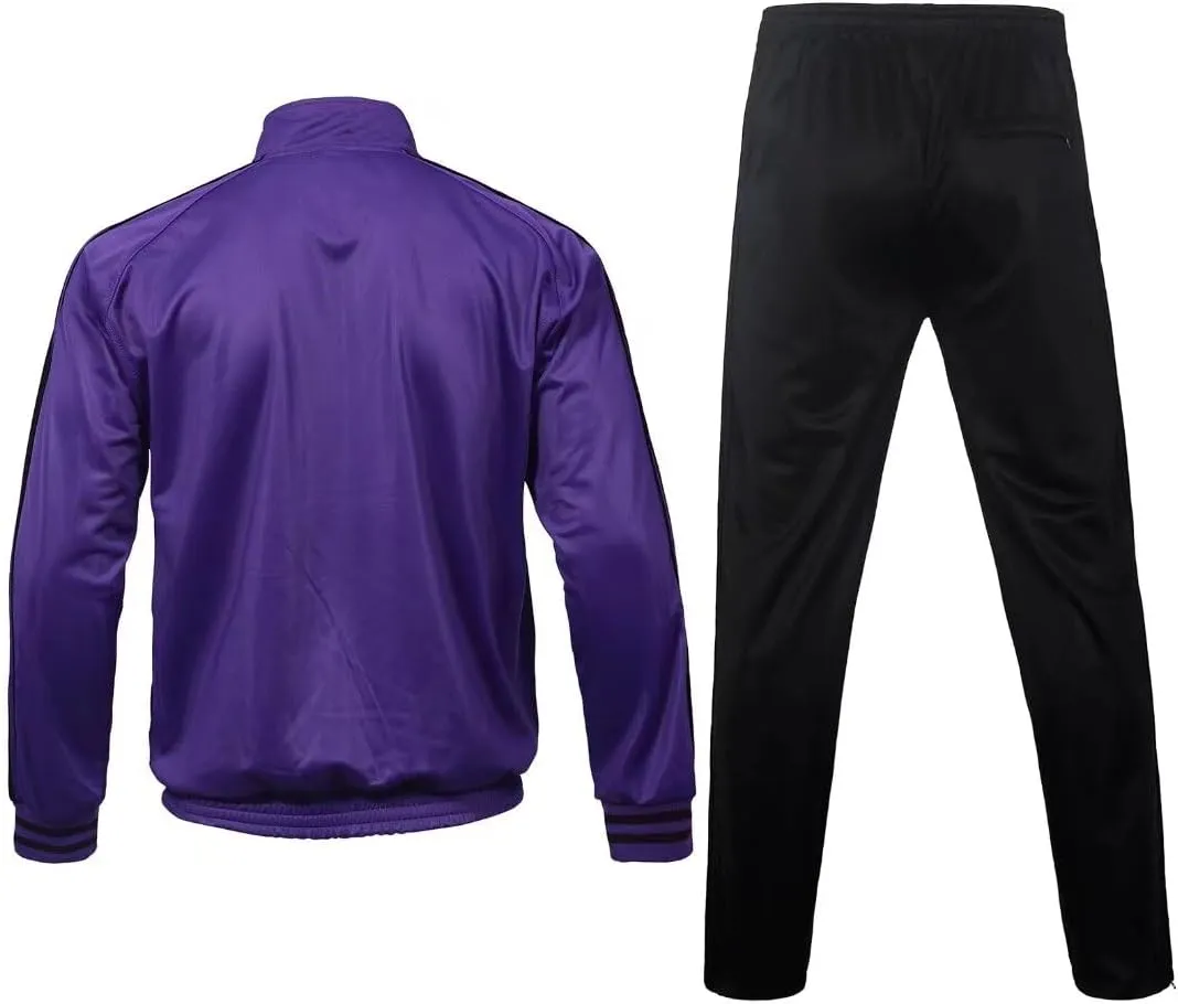 Zusmen Tracksuit Mens, Track Jackets and Pants 2 Piece Outfit